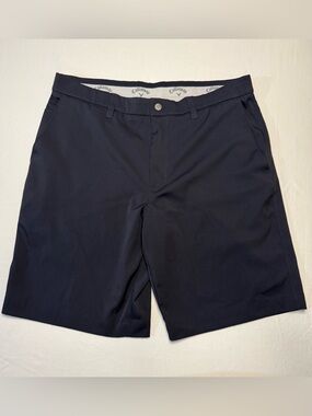 Callaway Men's Dark Navy Golf Shorts, 10” inseam
